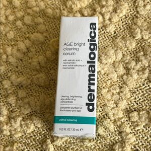 Dermalogica AGE Bright Clearing Serum - White and Teal Packaging